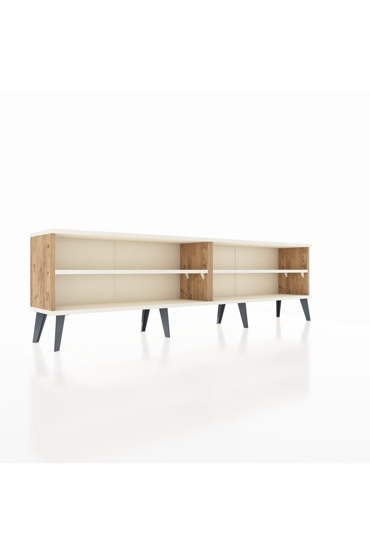 Arges TV Ünitesi 2 Raflı  176x30x51 Çam-Aytaşı/Aytaşı