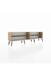 Arges TV Ünitesi 2 Raflı  176x30x51 Çam-Aytaşı/Antrasit