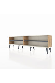 Arges TV Ünitesi 2 Raflı  176x30x51 Çam-Aytaşı/Antrasit