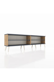 Arges TV Ünitesi 2 Raflı  176x30x51 Çam-Antrasit/Antrasit