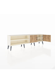 Arges TV Ünitesi 2 Raflı 2 Kapaklı 176x30x51 Aytaşı-Çam/Aytaşı