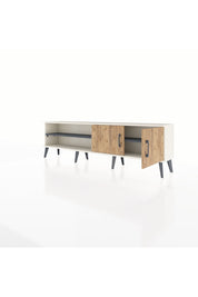 Arges TV Ünitesi 2 Raflı 2 Kapaklı 176x30x51 Aytaşı-Çam/Antrasit