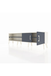 Arges TV Ünitesi 2 Raflı 2 Kapaklı 176x30x51 Aytaşı-Antrasit/Antrasit