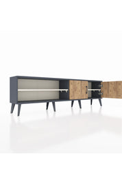 Arges TV Ünitesi 2 Raflı 2 Kapaklı 176x30x51 Antrasit-Çam/Aytaşı