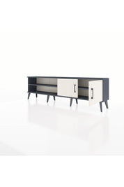 Arges TV Ünitesi 2 Raflı 2 Kapaklı 176x30x51 Antrasit-Aytaşı/Antrasit