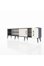 Arges TV Ünitesi 2 Raflı 2 Kapaklı 176x30x51 Antrasit-Aytaşı/Antrasit