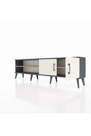 Arges TV Ünitesi 2 Raflı 2 Kapaklı 176x30x51 Antrasit-Aytaşı/Çam