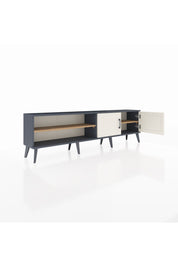 Arges TV Ünitesi 2 Raflı 2 Kapaklı 176x30x51 Antrasit-Aytaşı/Çam