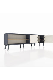 Arges TV Ünitesi 2 Raflı 2 Kapaklı 176x30x51 Antrasit-Aytaşı/Çam