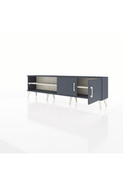 Arges TV Ünitesi 2 Raflı 2 Kapaklı 176x30x51 Antrasit-Antrasit/Aytaşı