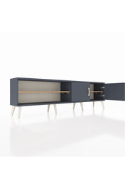 Arges TV Ünitesi 2 Raflı 2 Kapaklı 176x30x51 Antrasit-Antrasit/Çam