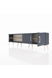 Arges TV Ünitesi 2 Raflı 2 Kapaklı 176x30x51 Antrasit-Antrasit/Çam