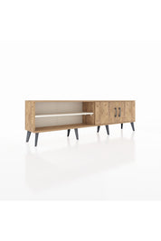 Arges TV Ünitesi 2 Raflı 2 Kapaklı 176x30x51 Çam-Çam/Aytaşı