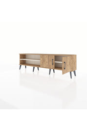 Arges TV Ünitesi 2 Raflı 2 Kapaklı 176x30x51 Çam-Çam/Aytaşı