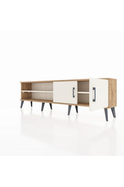 Arges TV Ünitesi 2 Raflı 2 Kapaklı 176x30x51 Çam-Aytaşı/Aytaşı