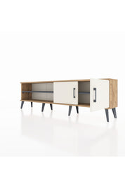 Arges TV Ünitesi 2 Raflı 2 Kapaklı 176x30x51 Çam-Aytaşı/Antrasit