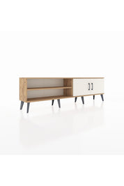 Arges TV Ünitesi 2 Raflı 2 Kapaklı 176x30x51 Çam-Aytaşı/Çam
