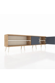 Arges TV Ünitesi 2 Raflı 2 Kapaklı 176x30x51 Çam-Antrasit/Aytaşı