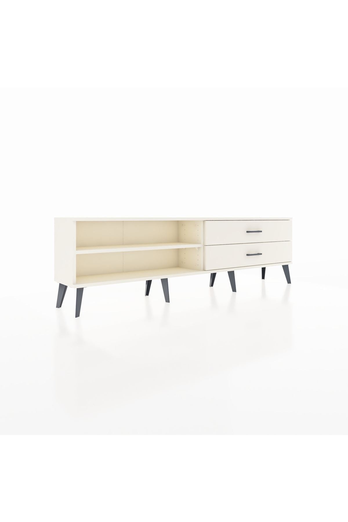 Arges TV Ünitesi Tek Raflı 2 Çekmeceli  176x30x51 Aytaşı-Aytaşı/Aytaşı