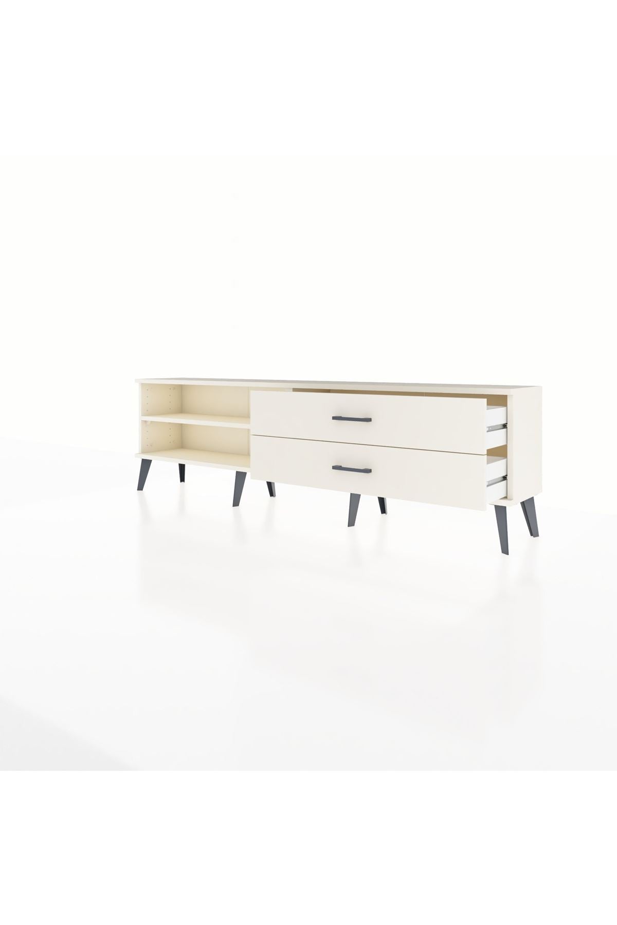 Arges TV Ünitesi Tek Raflı 2 Çekmeceli  176x30x51 Aytaşı-Aytaşı/Aytaşı