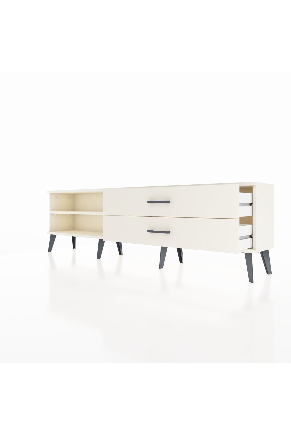 Arges TV Ünitesi Tek Raflı 2 Çekmeceli  176x30x51 Aytaşı-Aytaşı/Aytaşı