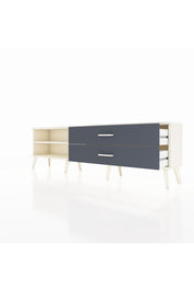 Arges TV Ünitesi Tek Raflı 2 Çekmeceli  176x30x51 Aytaşı-Aytaşı/Antrasit