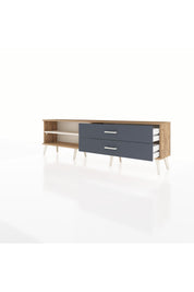 Arges TV Ünitesi Tek Raflı 2 Çekmeceli  176x30x51 Çam-Aytaşı/Antrasit