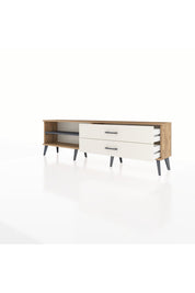 Arges TV Ünitesi Tek Raflı 2 Çekmeceli  176x30x51 Çam-Antrasit/Aytaşı