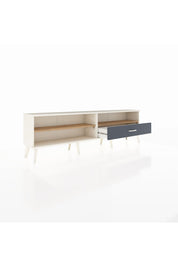 Arges TV Ünitesi 2 Raflı Tek Çekmeceli  176x30x51 Aytaşı-Çam/Antrasit