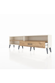 Arges TV Ünitesi 2 Raflı Tek Çekmeceli  176x30x51 Aytaşı-Çam/Çam