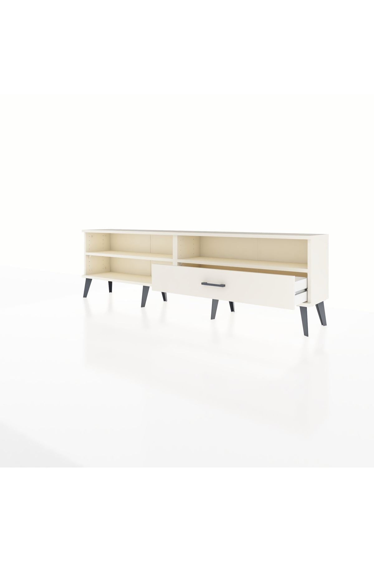 Arges TV Ünitesi 2 Raflı Tek Çekmeceli  176x30x51 Aytaşı-Aytaşı/Aytaşı