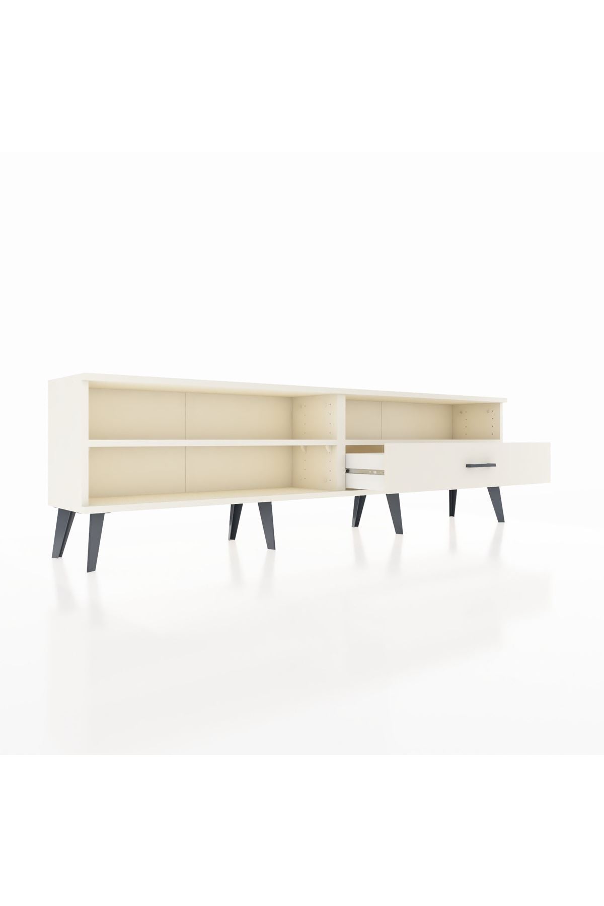 Arges TV Ünitesi 2 Raflı Tek Çekmeceli  176x30x51 Aytaşı-Aytaşı/Aytaşı