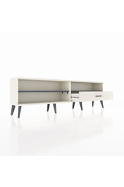 Arges TV Ünitesi 2 Raflı Tek Çekmeceli  176x30x51 Aytaşı-Antrasit/Aytaşı