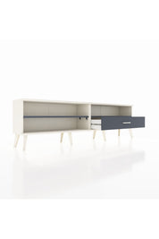 Arges TV Ünitesi 2 Raflı Tek Çekmeceli  176x30x51 Aytaşı-Antrasit/Antrasit