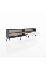 Arges TV Ünitesi 2 Raflı Tek Çekmeceli  176x30x51 Antrasit-Çam/Aytaşı