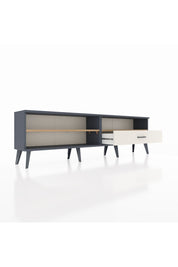 Arges TV Ünitesi 2 Raflı Tek Çekmeceli  176x30x51 Antrasit-Çam/Aytaşı