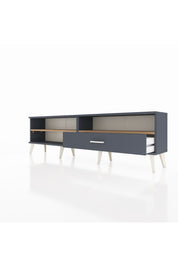 Arges TV Ünitesi 2 Raflı Tek Çekmeceli  176x30x51 Antrasit-Çam/Antrasit