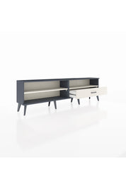 Arges TV Ünitesi 2 Raflı Tek Çekmeceli  176x30x51 Antrasit-Aytaşı/Aytaşı