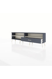 Arges TV Ünitesi 2 Raflı Tek Çekmeceli  176x30x51 Antrasit-Aytaşı/Antrasit