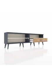 Arges TV Ünitesi 2 Raflı Tek Çekmeceli  176x30x51 Antrasit-Aytaşı/Çam