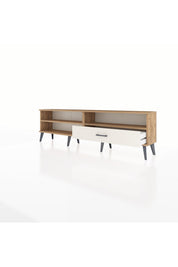 Arges TV Ünitesi 2 Raflı Tek Çekmeceli  176x30x51 Çam-Çam/Aytaşı