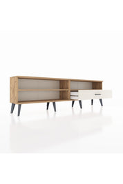 Arges TV Ünitesi 2 Raflı Tek Çekmeceli  176x30x51 Çam-Çam/Aytaşı