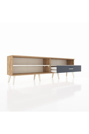 Arges TV Ünitesi 2 Raflı Tek Çekmeceli  176x30x51 Çam-Aytaşı/Antrasit