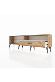 Arges TV Ünitesi 2 Raflı Tek Çekmeceli  176x30x51 Çam-Aytaşı/Çam