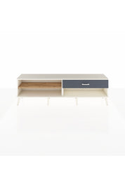 Arges TV Ünitesi Tek Raflı Tek Çekmeceli  176x30x51 Aytaşı-Çam/Antrasit