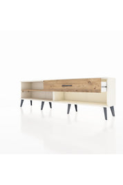 Arges TV Ünitesi Tek Raflı Tek Çekmeceli  176x30x51 Aytaşı-Çam/Çam