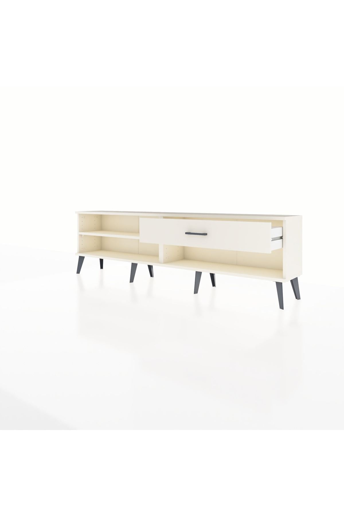 Arges TV Ünitesi Tek Raflı Tek Çekmeceli  176x30x51 Aytaşı-Aytaşı/Aytaşı