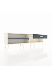 Arges TV Ünitesi Tek Raflı Tek Çekmeceli  176x30x51 Aytaşı-Antrasit/Antrasit