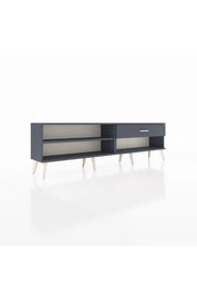 Arges TV Ünitesi Tek Raflı Tek Çekmeceli  176x30x51 Antrasit-Antrasit/Antrasit