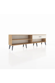 Arges TV Ünitesi Tek Raflı Tek Çekmeceli  176x30x51 Çam-Çam/Aytaşı